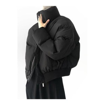 重磅短款羽絨棉服外套男寬松冬季加厚休閑情侶保暖棉衣潮流棉襖子