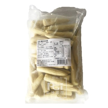 其它 【知名餐廳指定款】冷凍黃金玉米筍(1000g)_3入組