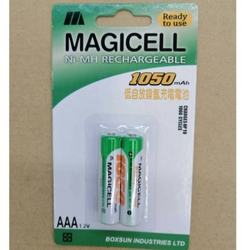 MAGICELL 低自放鎳氫充電電池4號 1050mAh / 3號 2700mAh  WT-CA3 WT-CA4