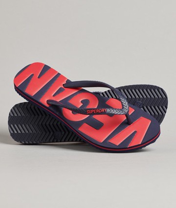 Superdry Women's Women's Vintage Vegan Classic Flip Flops Navy / Rich Navy - Size: S