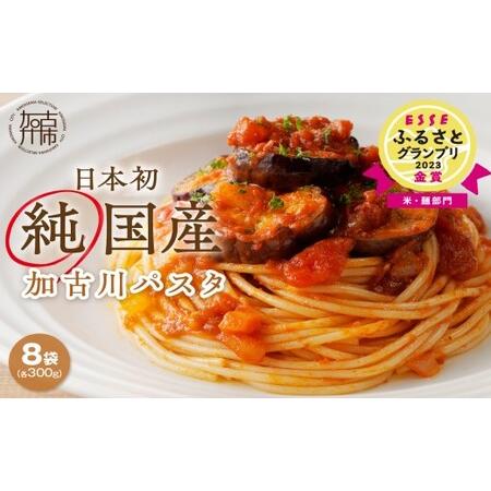 ふるさと納税 加古川パスタ300g×8袋セット《 パスタ 国産小麦 国産 小麦 デュラム小麦 デュラム 兵庫県産 セトデュール デュラムセモリナ.. 兵庫県加古川市