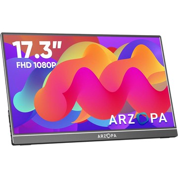 【日本代購】ARZOPA 輕巧型 攜帶式螢幕 17.3英吋 A1 MAX