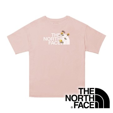 【THE NORTH FACE 美國】女over size短袖圓領T恤『粉色』NF0A88G6 戶外 露營 登山 健行 休閒 時尚 短袖 上衣 T恤