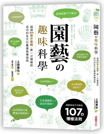 園藝の趣味科學：超過300張示範圖，園藝專家不失敗的107個種植法則[二手書_良好]
