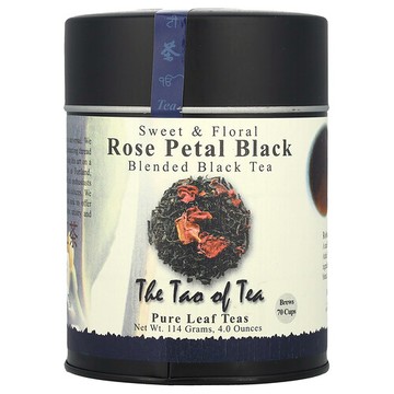 The Tao of Tea, 香甜花香，混合紅茶，玫瑰花瓣紅茶，4 盎司（114 克）