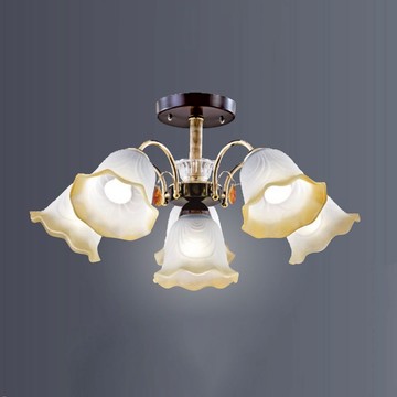 鄉村風半吸頂五燈 B102-81-23625