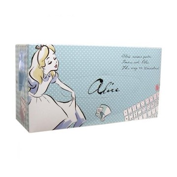 大賀屋 愛麗絲 衛生紙 面紙盒 面紙 衛生紙盒  夢遊仙境 公主 ALICE 迪士尼 日貨 正版 授權 J00014399