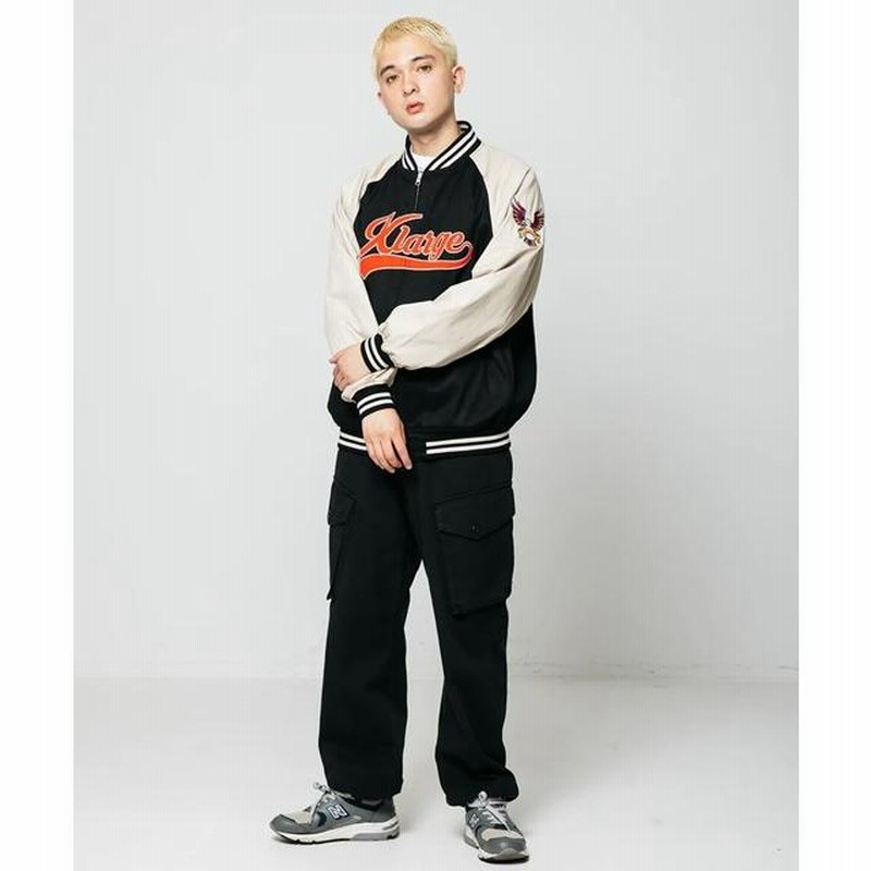 エクストララージ XLARGE REVERSIBLE BASEBALL JACKET リバーシブル