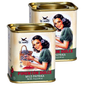 EL AVION 香料航家 天然經典紅椒粉  75g  2罐