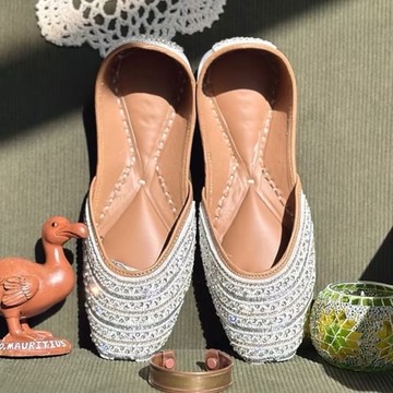 印度手工鞋-銀月之舞