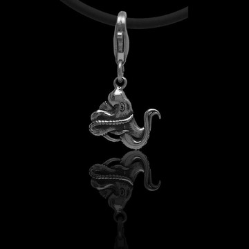 Octopus Silver Charm