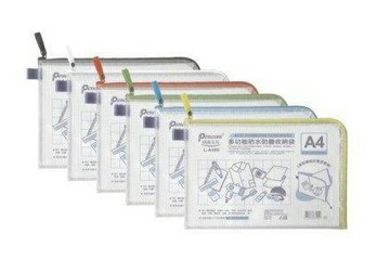 尚禹 L型 A4 多功能 收納袋 網狀 12個/包 顏色隨機出貨 L-A400【APP滿額下單4%點數(單一帳號最高1000點)】7/31止