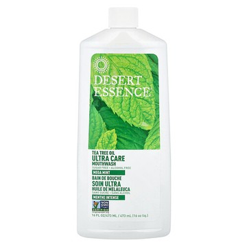 Desert Essence, 茶樹油特護漱口水，清新薄荷味，16 液量盎司（473 毫升）