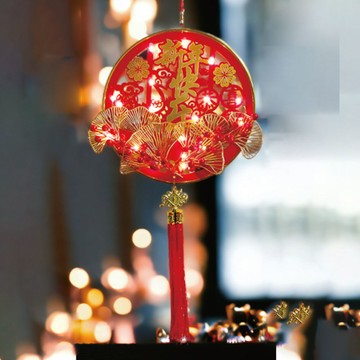 年節掛飾燈 恭喜發財 (贈銅線燈) D-Y-023B
