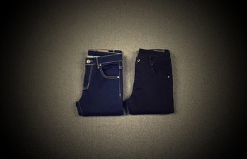 FINDSENSE MD 日系 時尚 潮 男 大破洞 黑色 毛邊 小腳 牛仔褲 休閒長褲 直筒褲 九分褲