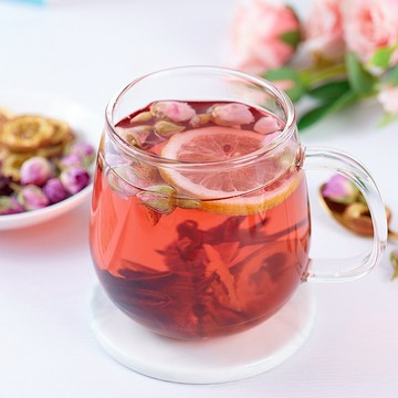 纖纖美白花茶 (8包/袋) - 洛神花,玫瑰花,山楂,檸檬片 減肥瘦身