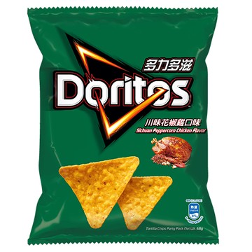 多力多滋玉米片/川味花椒雞/68g