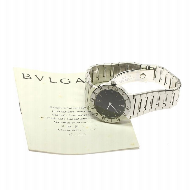 ブルガリ BVLGARI BB30SS ブルガリブルガリ デイト クォーツ ボーイズ  