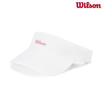 【Wilson威爾森】Court Sweatband Visor  中性 配件 中空帽 白色