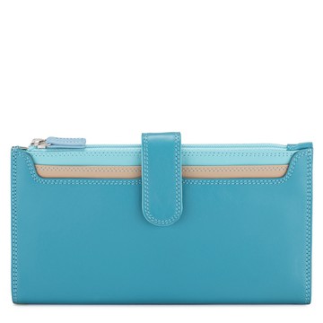 【MYWALIT】多卡槽按釦長夾-翡翠海岸 1277-186