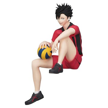 【正版授權】排球少年 黑尾鐵朗 泡麵蓋公仔 公仔 模型 14cm 坐姿公仔 坐坐公仔 - 364397