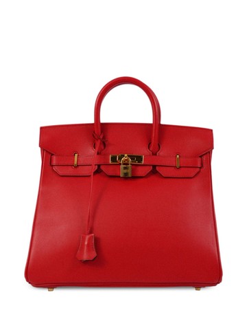 Hermès Pre-Owned - 1999 Haut À Courroies handbag - women - Calf Leather - One Size - Red