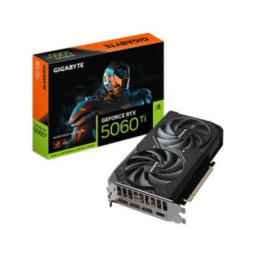技嘉 RTX 5060Ti WINDFORCE MAX OC 16G (std:2587MHz/雙風扇/註冊四年保/長20.8cm)