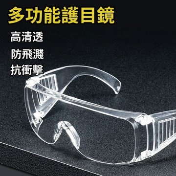 高透輕量護目鏡 透明防護眼鏡 防霧護目鏡 戶外防護眼鏡 防塵防沙防霧 百葉窗護目鏡 可內戴眼鏡 護目鏡 防護眼鏡