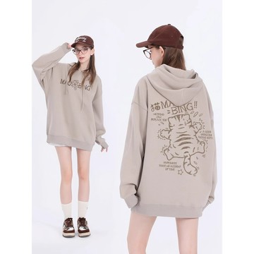 現貨當天出！早秋韓國帽t貓咪帽t 重磅帽t oversize 帽t 女 寬鬆帽t 冬天衣服 連帽衫 連帽衛衣 下半身失蹤