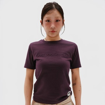 韓國 ept 浮雕 LOGO TEE 酒紅 - 2
