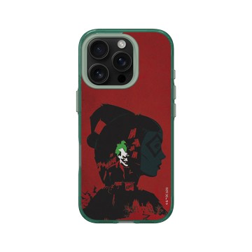 iPhone 16 Pro Clear 憂墨綠 - Batman 蝙蝠俠 - 小丑女與小丑