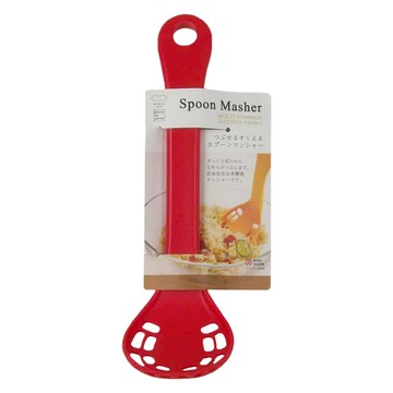 marna 濾杓搗碎器 紅色  6.6 x 22.1 x 7.4cm  1個