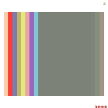 Andoer 9 * 2 種顏色/套透明凝膠照明過濾器 30 * 21 厘米/ 12 * 8.3 英寸覆蓋著色校正凝膠光