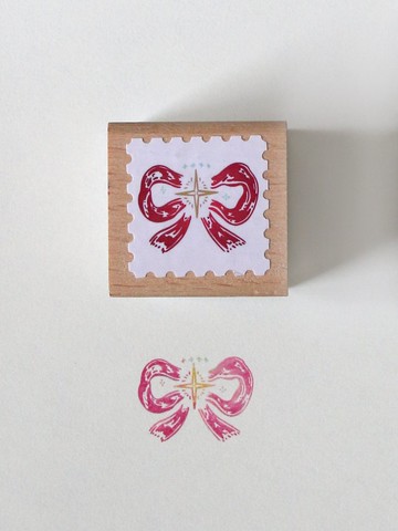 星之蝴蝶結 原創自由拼色印章 日本TaiyopineFineColor製造