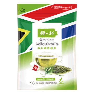【蝦皮直營】[鮮一杯] 無咖啡因南非國寶綠茶新鮮袋裝(2.5gx10入/袋)(加購價）