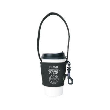 Matchwood Cup Sleeve 環保杯套 MHWD全黑款 附掛勾可繫腰間 硬派軍事風格 官方賣場 [買五送一]