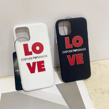 ARMANI/阿瑪尼蘋果手機殼硅膠軟殼iphone11 11pro promax手機保護套