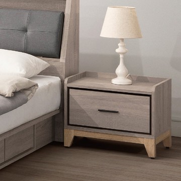 ONE生活 建琳灰橡床頭櫃 寬55公分