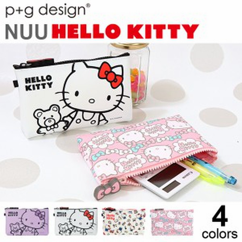 ハローキティ ジッパー ポーチ ピージーデザイン Hello Kitty P G Design ヌウ キティちゃん グッズ 通販 Lineポイント最大1 0 Get Lineショッピング