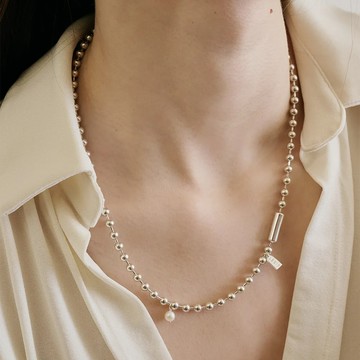 LESIS｜Ball Necklace 純銀球型鑰匙扣項鍊