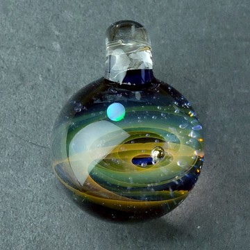 金星 宇宙 手工 玻璃 墜子
