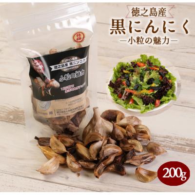 ふるさと納税 天城町 徳之島産 黒ニンニク 200g (100g×2袋) 小粒の魅力 小粒 にんにく 薬味 完熟肥料 国産