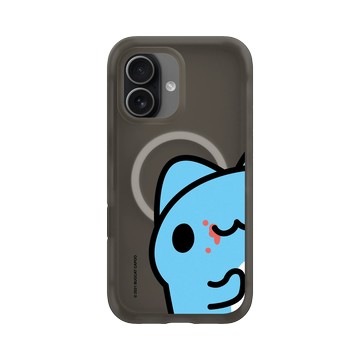 iPhone 17 AirX 本質黑 - 貓貓蟲咖波 Bugcat Capoo - 咖波偷看你