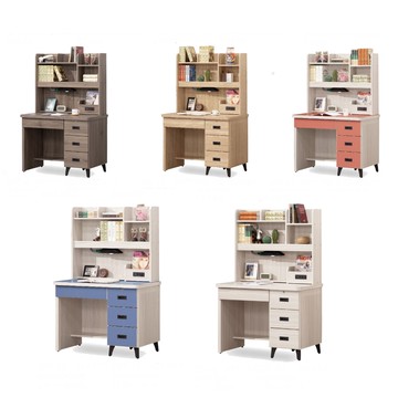 【MUNA 家居】101型3尺書桌(全組)(共五色)灰橡色