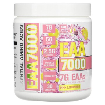 EVLution Nutrition, EAA 7000，粉色檸檬水味，10.9 盎司（309 克）