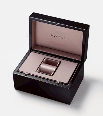 Bvlgari Serpenti Tubogas 35mm stainless steel watch with diamonds