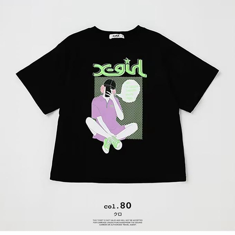 SALE】X-girl Stage エックスガール キッズ ガールモチーフ半袖T