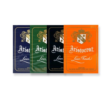 匯奇進口收藏花切撲克牌 Aristocrat 貴族 復古創意單車撲克卡牌