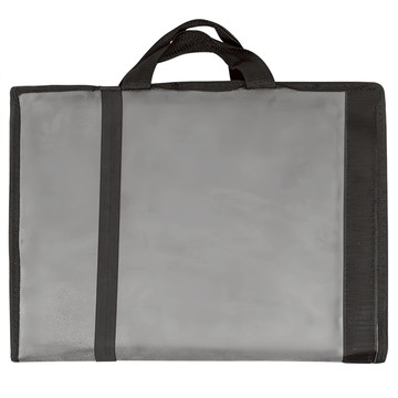 OMYCAR 車宿車床延伸收納護檔 網紗收納袋  127 x 42 x 21cm  黑色 + 灰色  1個