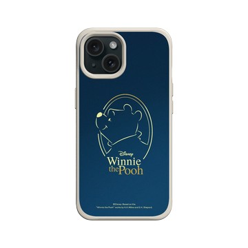 iPhone 15 SolidX 貝殼灰 - 迪士尼-小熊維尼 Disney Winnie The Pooh - 時尚線條款